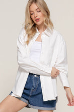Load image into Gallery viewer, White Classic Oversized Blouse