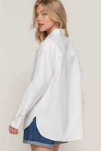 Load image into Gallery viewer, White Classic Oversized Blouse