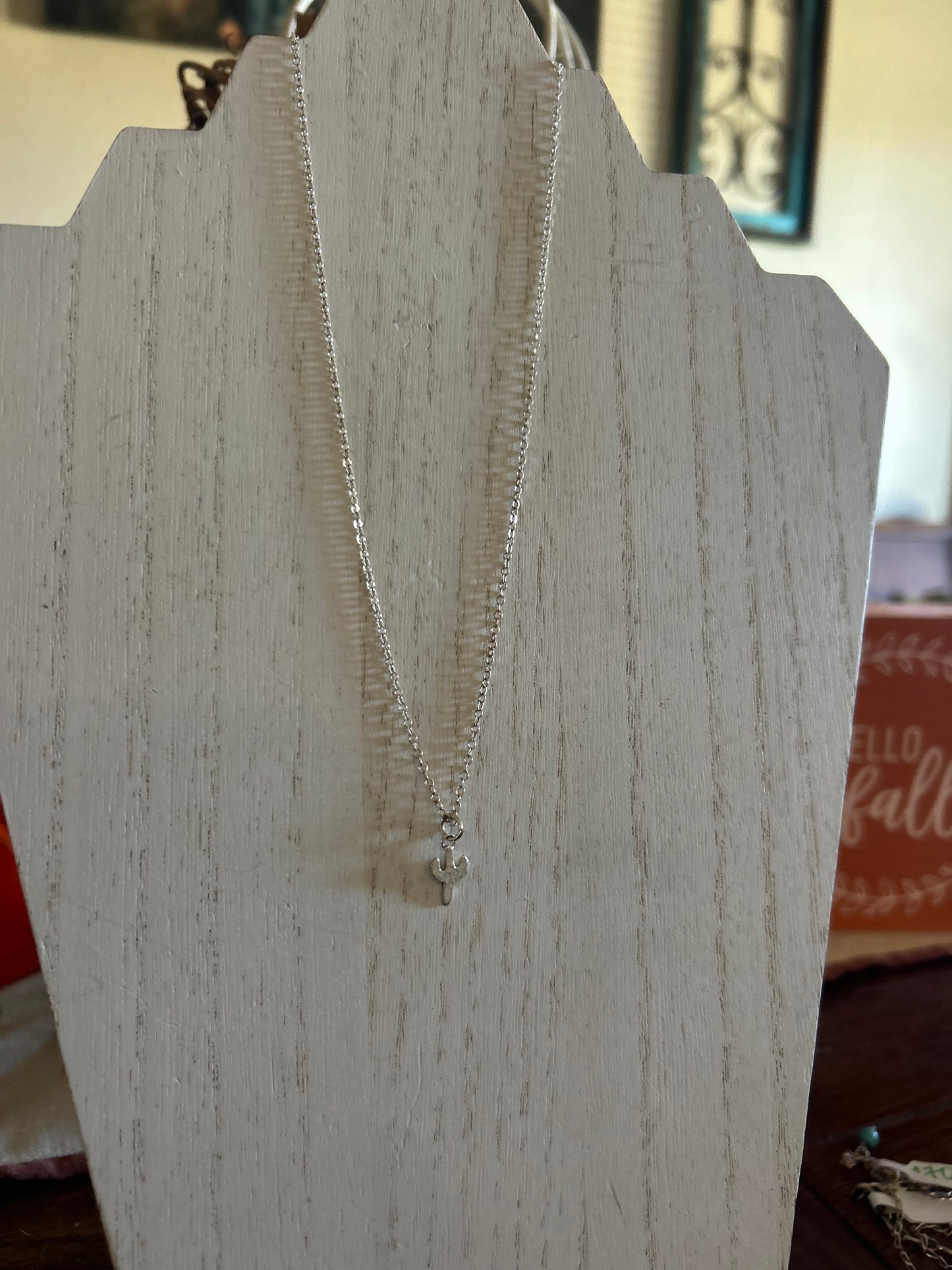 Tiny Cactus Necklace