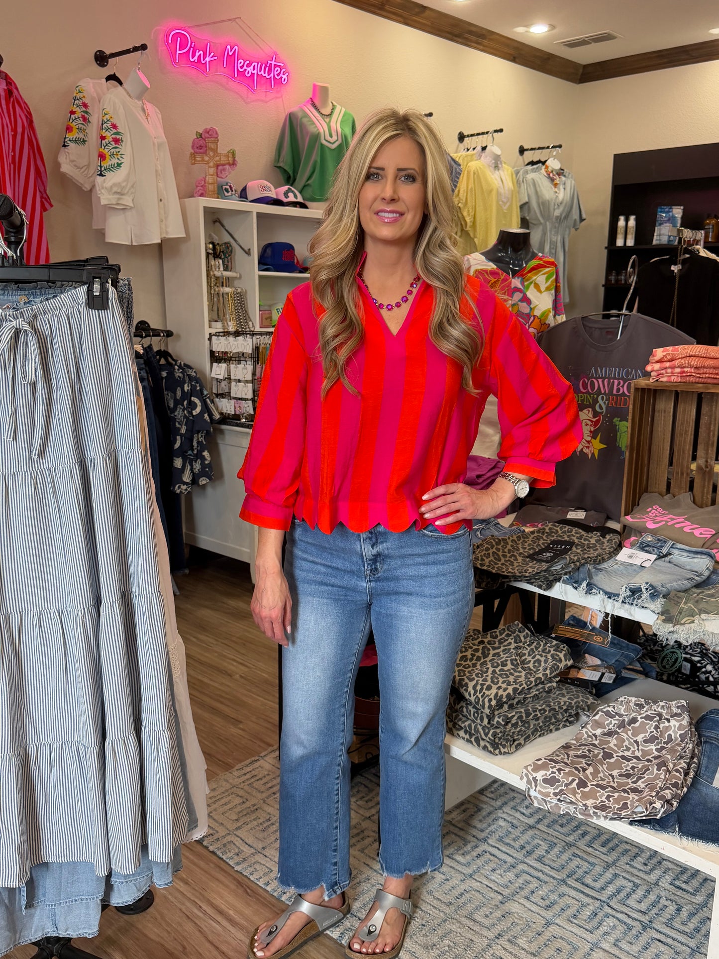 Statement Striped Top