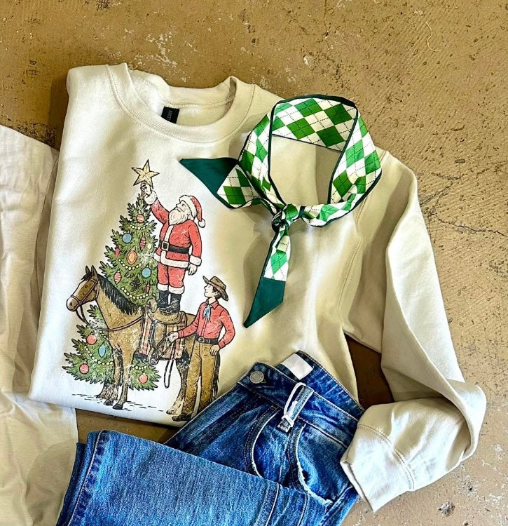 Cowboy Christmas Sweatshirt