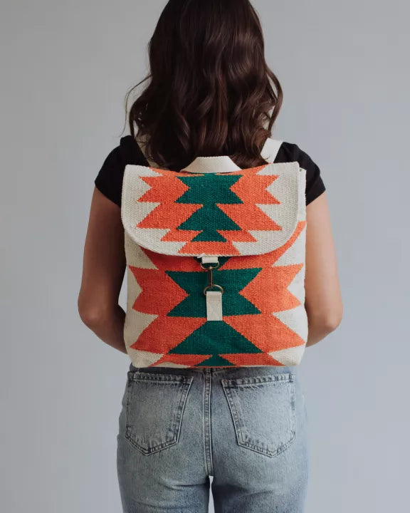 Backpack Teal/Orange