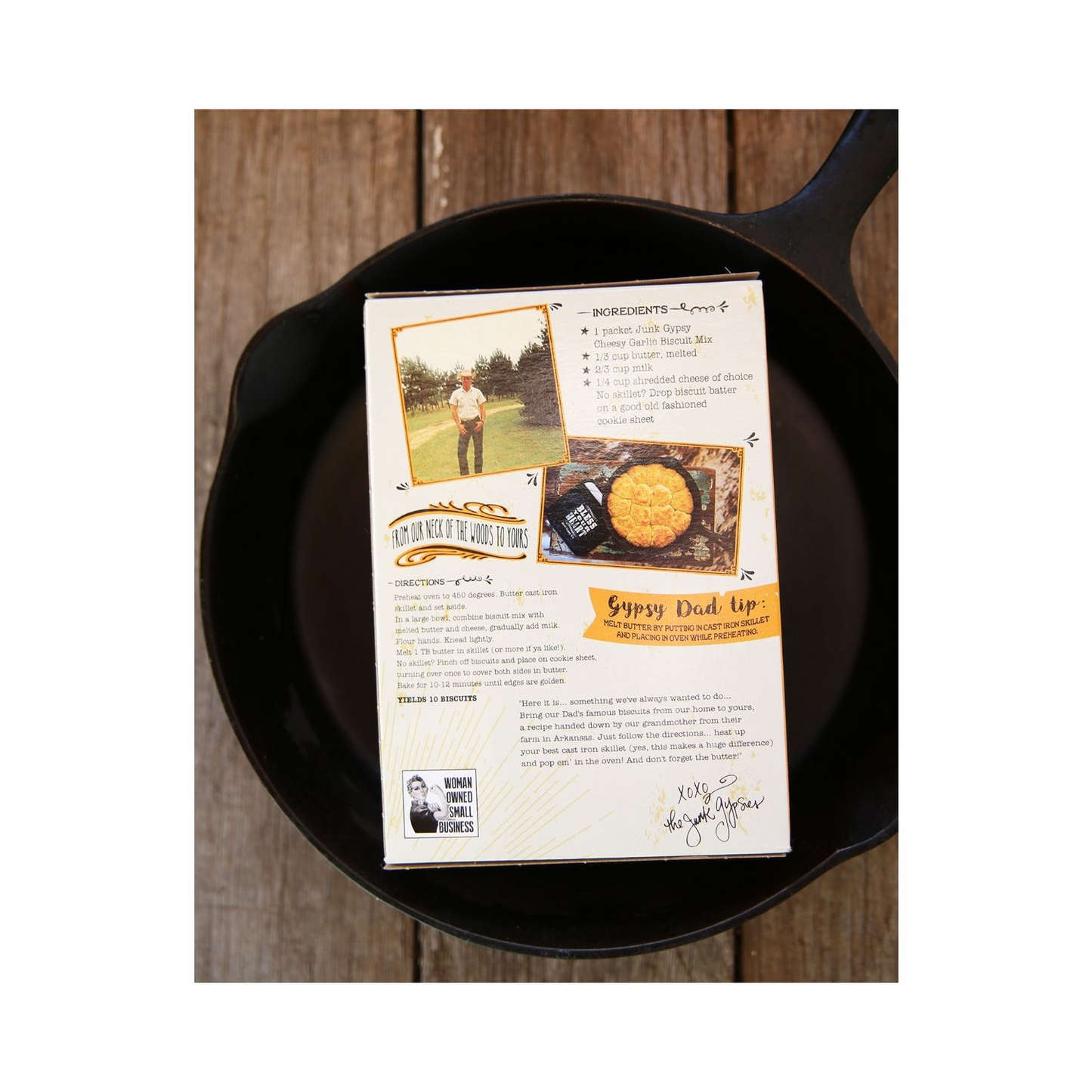 Junk Gypsy Kitchen Cheesy Garlic Biscuit Mix