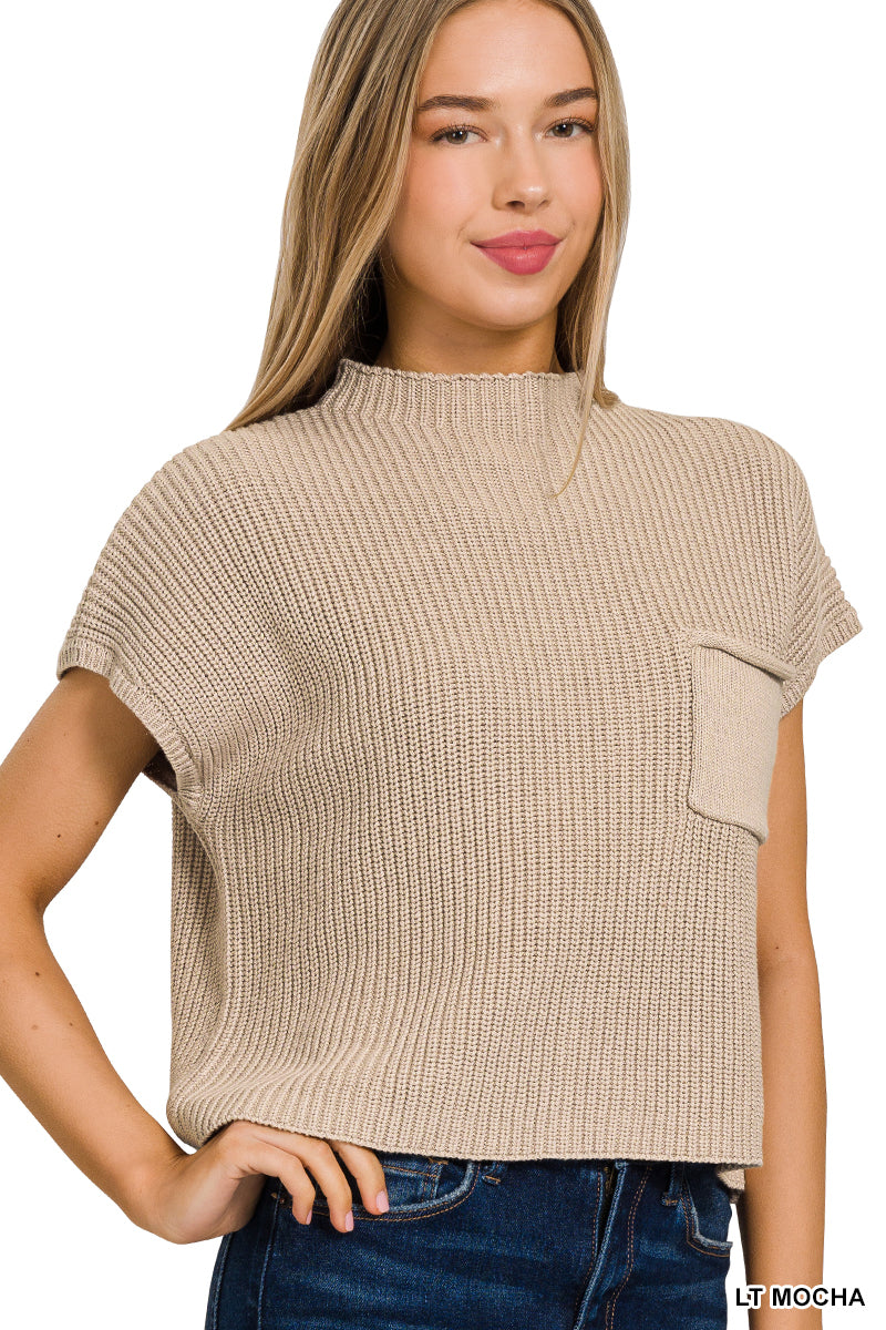 Mock Neck Top