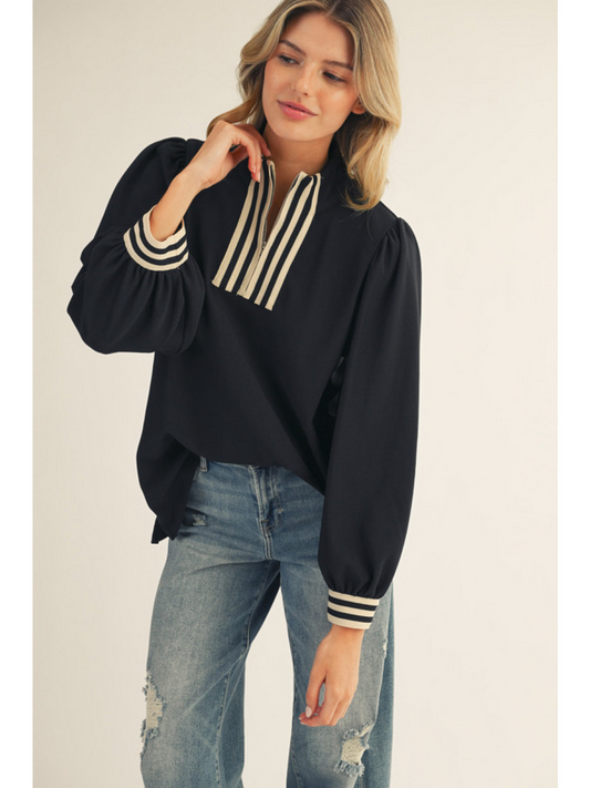 Textured Taylor Top