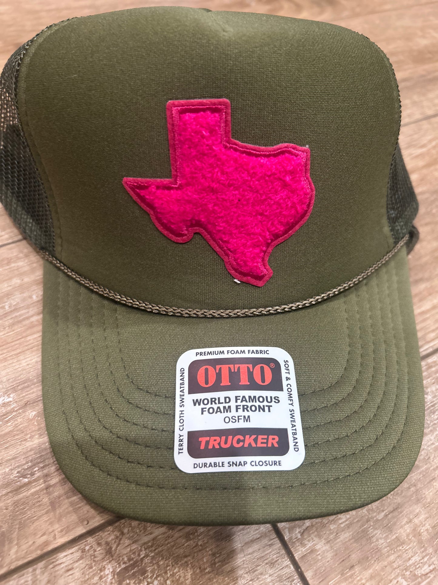 Pink Texas/Olive Hat