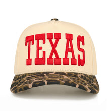 Load image into Gallery viewer, Texas Red/Leopard Hat