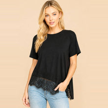 Load image into Gallery viewer, Lace Trim Top