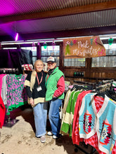 Load image into Gallery viewer, Color Block Poncho Sweater
