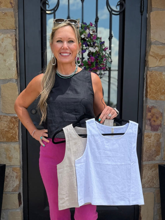 Linen Tank Top
