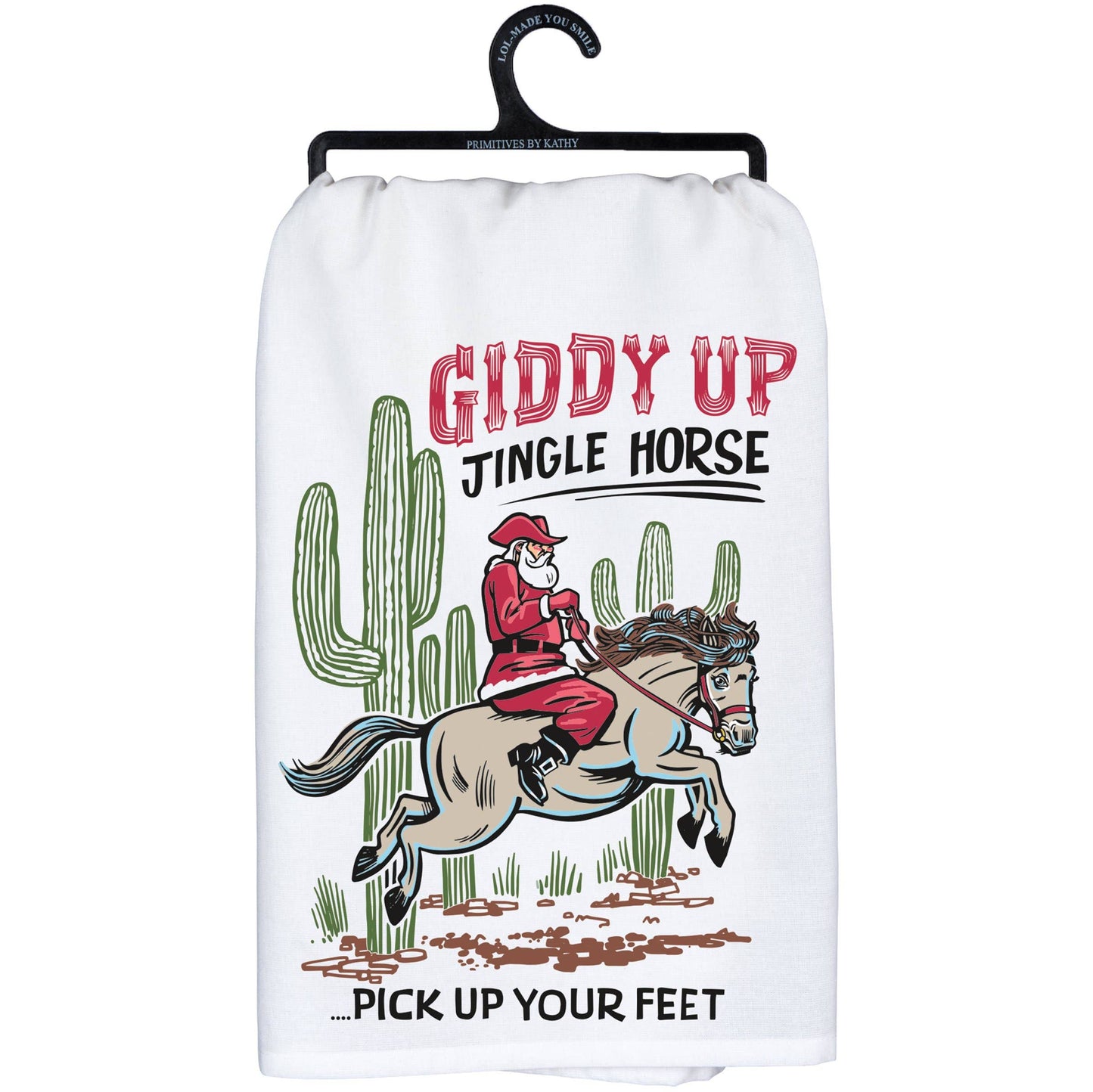 Giddy Up Jingle Horse Kitchen Towel
