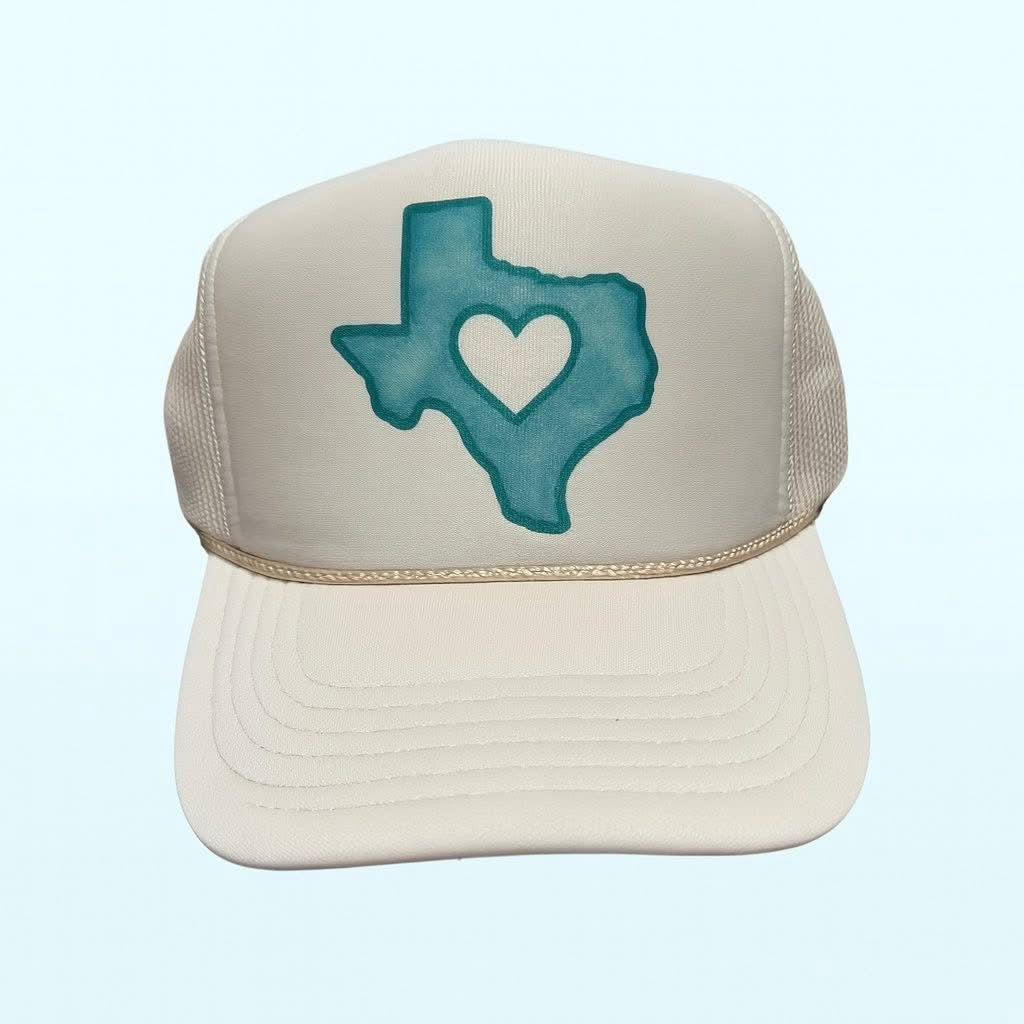 Texas Heart Hat🩵