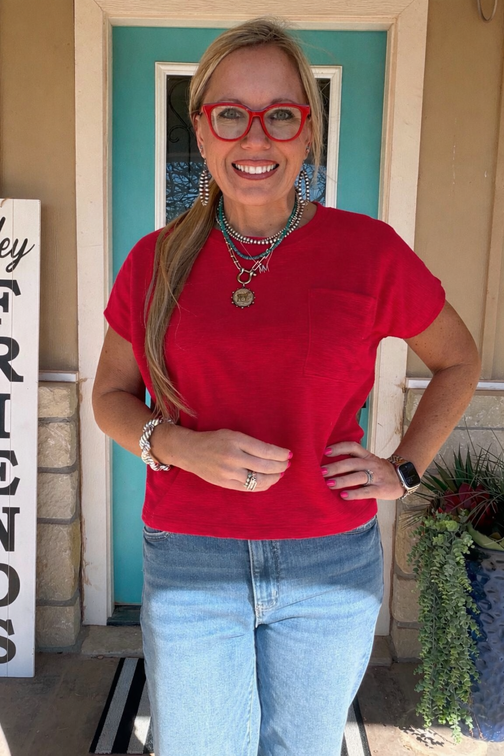 Slub Relaxed Top