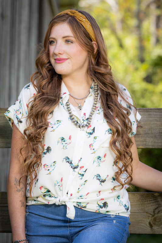 Rooster Blouse