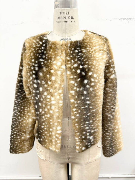 Faux Fawn Jacket