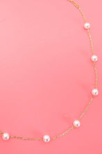 Load image into Gallery viewer, PEARL STATION NECKLACE
