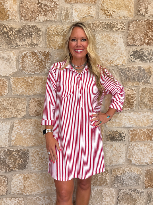 Caroline Striped Dress