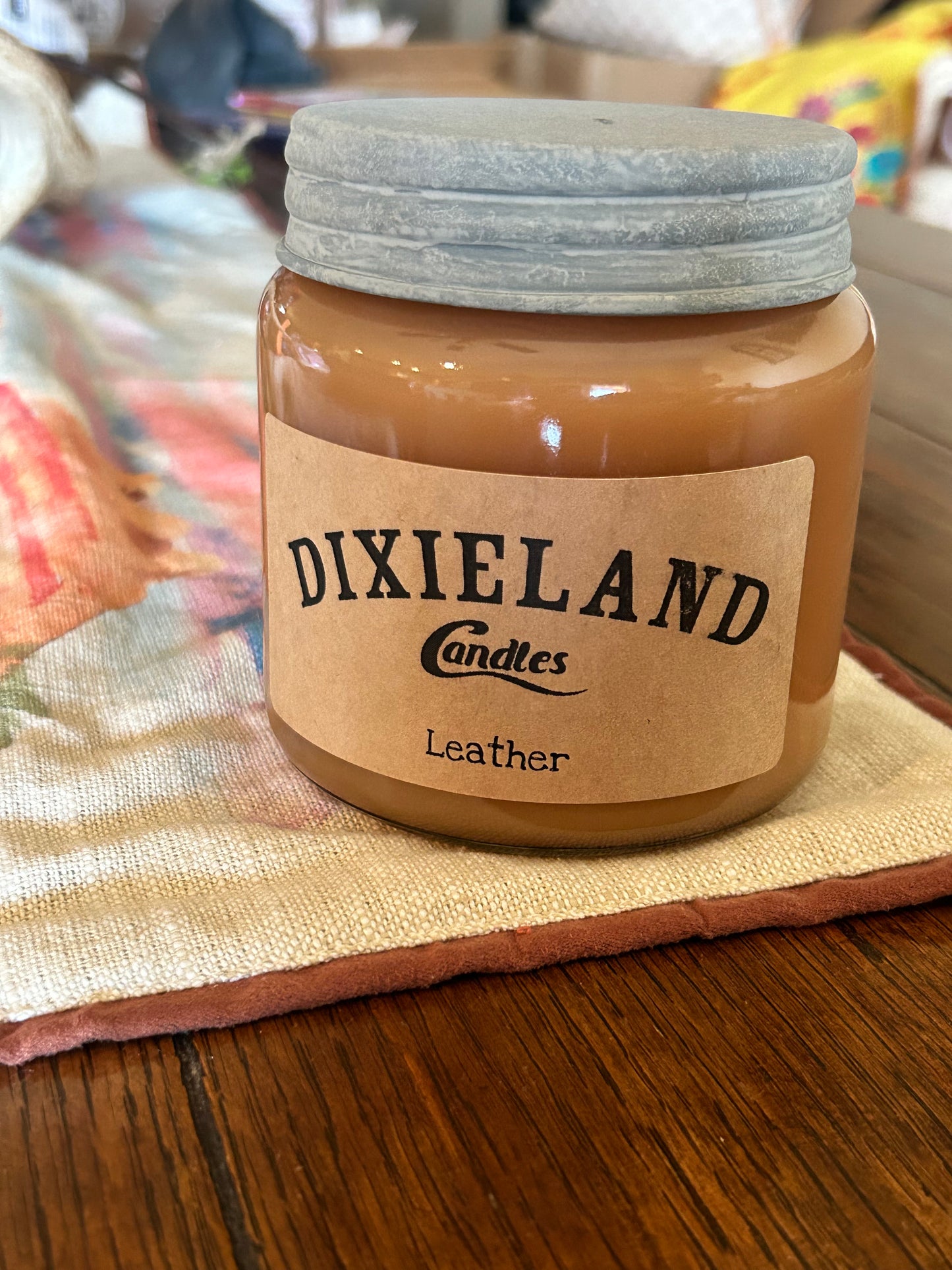 Leather Candle