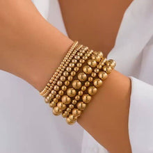 Load image into Gallery viewer, Gold Group Bracelets
