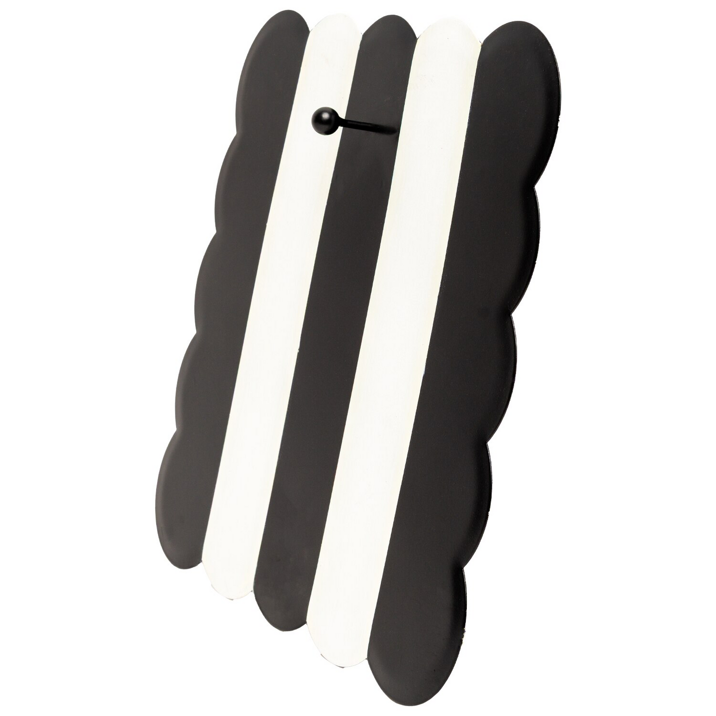 Black & Cream Scallop Display Board