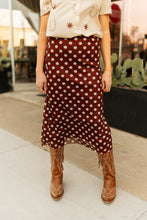 Load image into Gallery viewer, Brown Dottie Skirt
