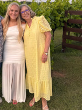 Load image into Gallery viewer, Lemon Drop Eyelet Dress

