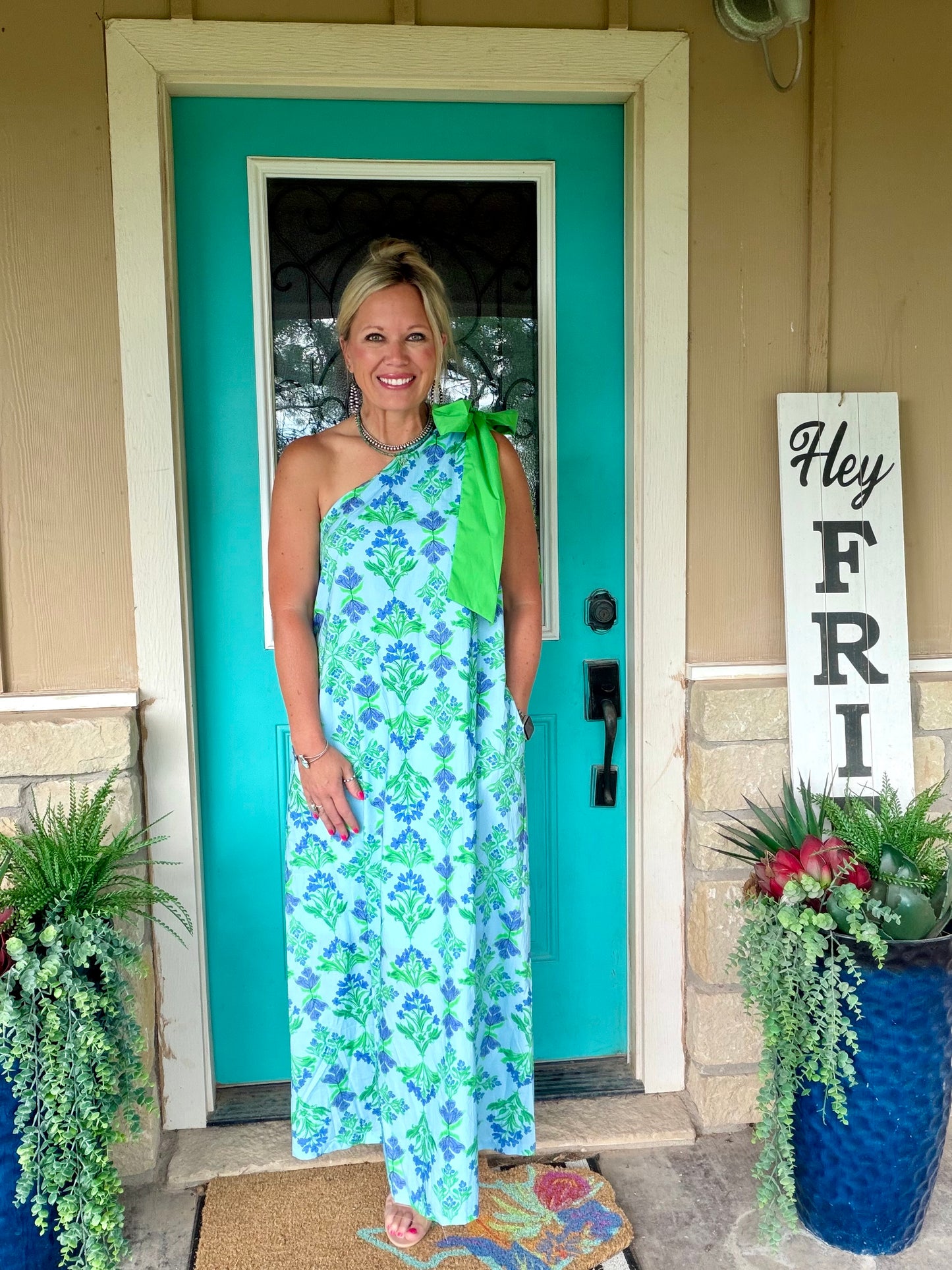 Blue Bloom Dress