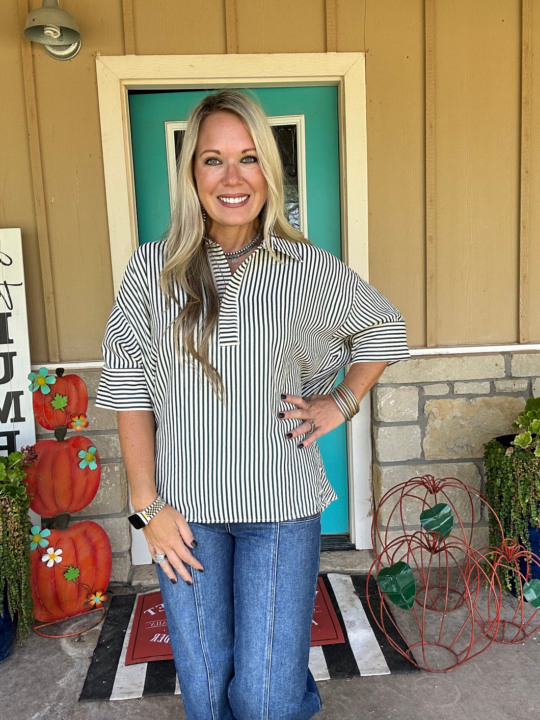 Meadow Stripes Top
