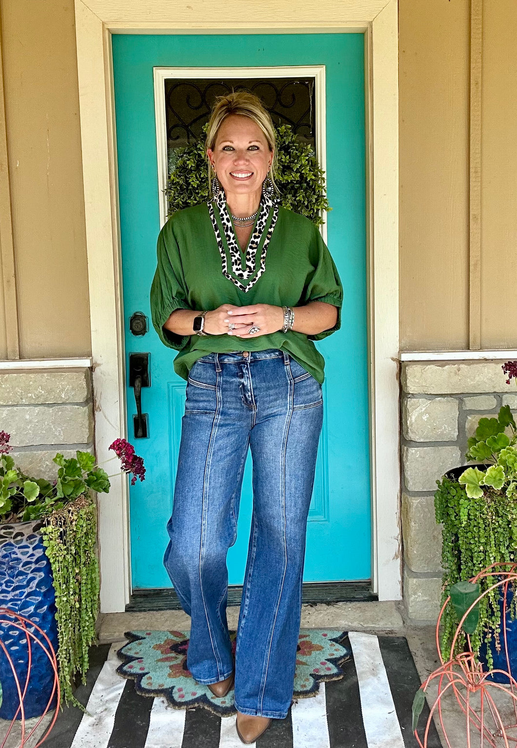 Safari Chic Top