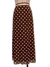 Load image into Gallery viewer, Brown Dottie Skirt
