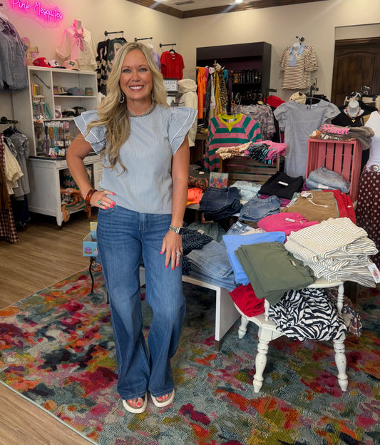 Suzie Q Striped Tops