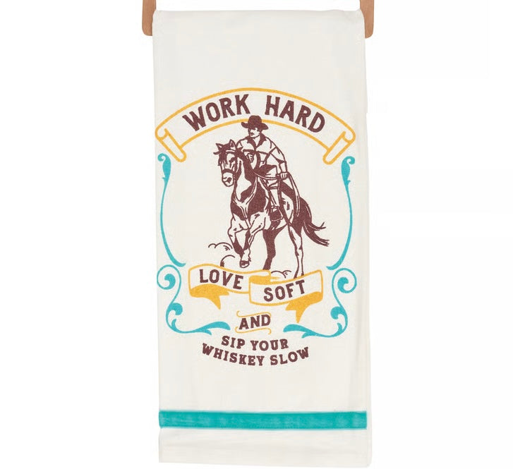 Work Hard Towel