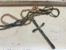 Load image into Gallery viewer, Long Cross Necklace
