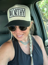Load image into Gallery viewer, Worthy Black Bill Hat
