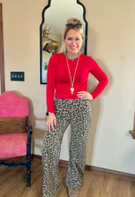Load image into Gallery viewer, Leopard Wide Leg Pants
