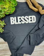 Load image into Gallery viewer, Blessed Applique Soft Corded Top
