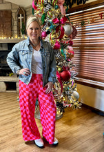 Load image into Gallery viewer, Pink/Red Checkered Pants
