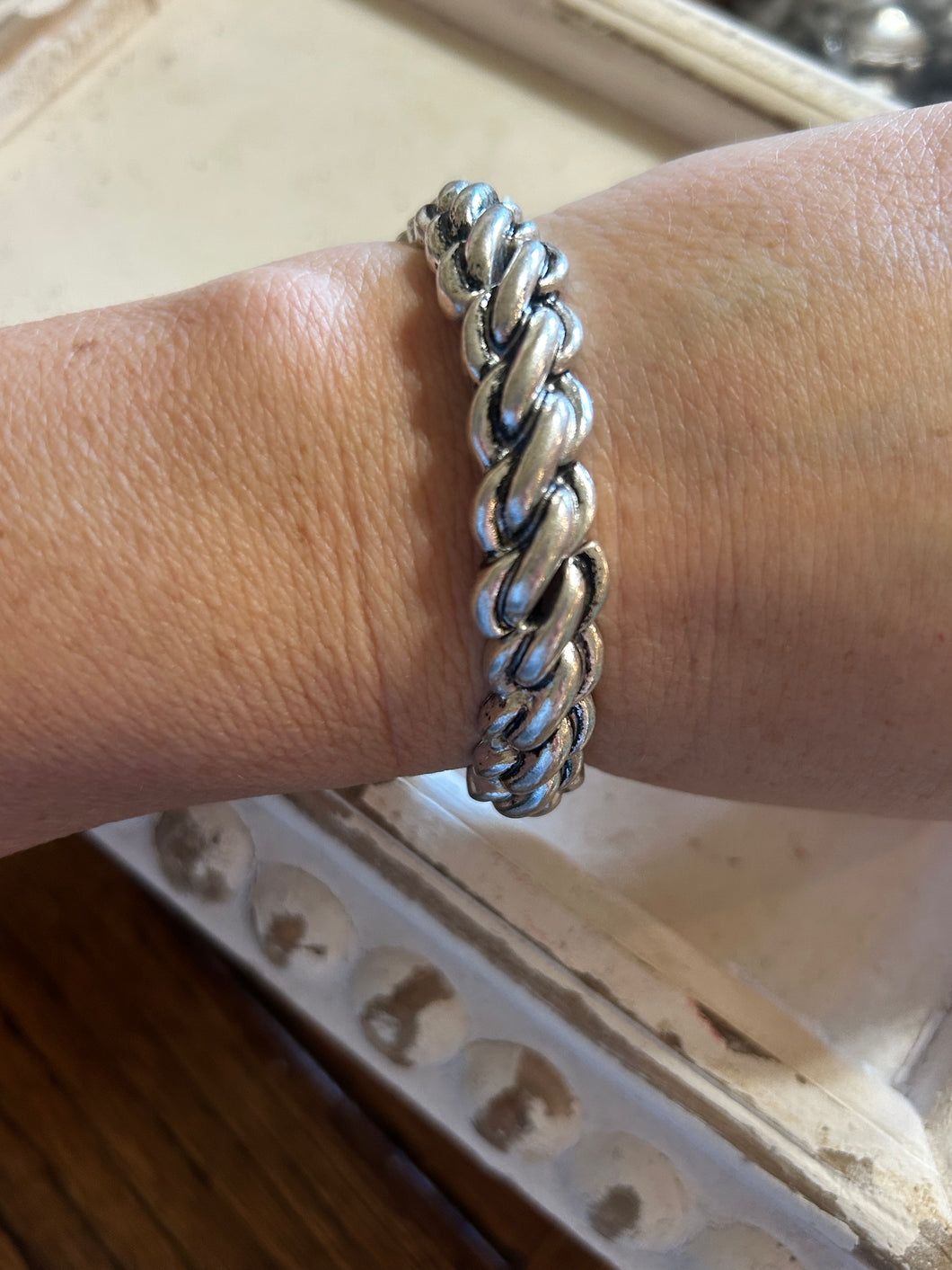 Silver Stretch Bracelet