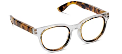 Olympia Clear/Tortoise Readers