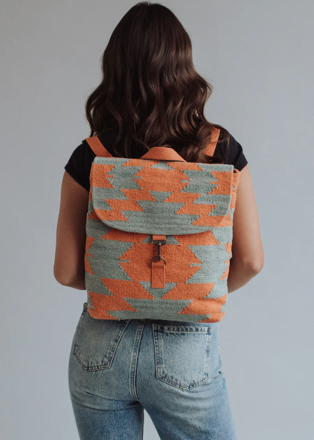 Backpack Gray/Orange