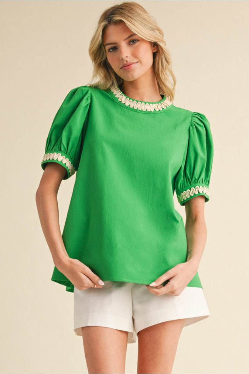 Wavy Trim Top