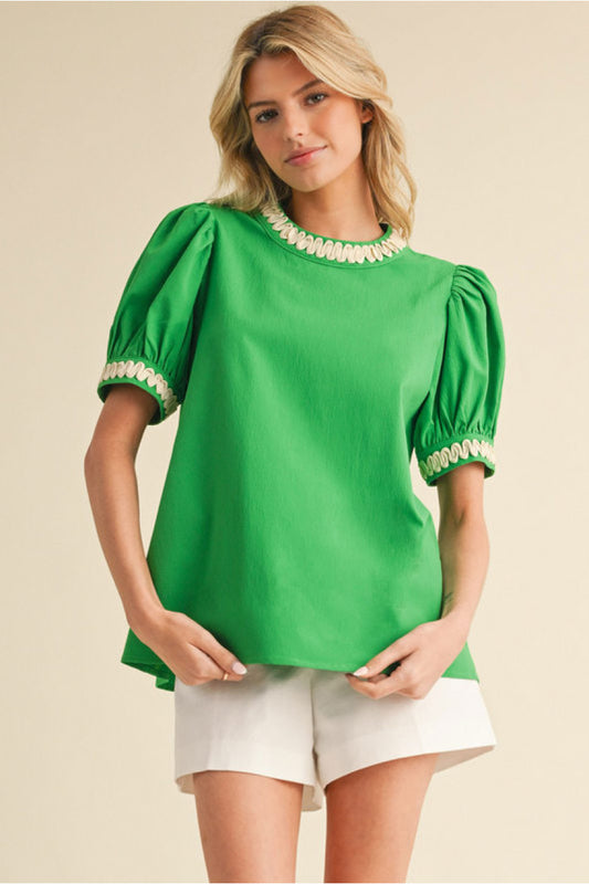 Wavy Trim Top