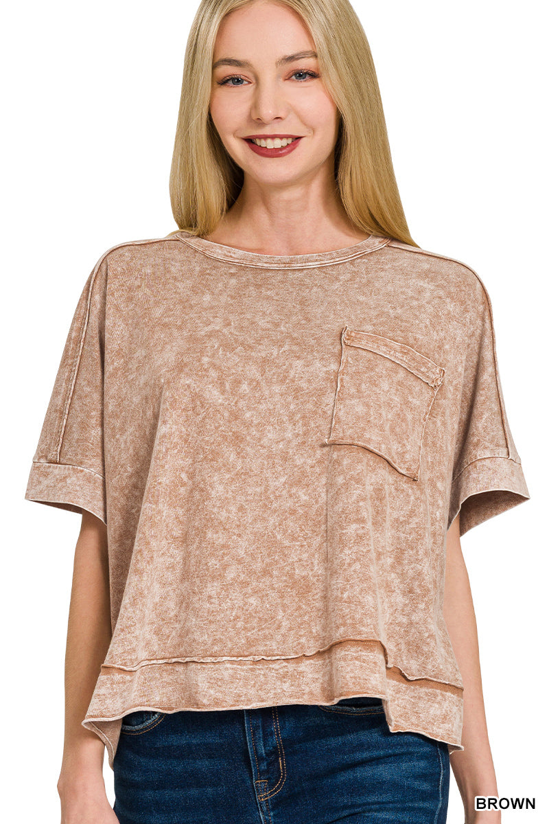 Halo Washed Boxy Tee