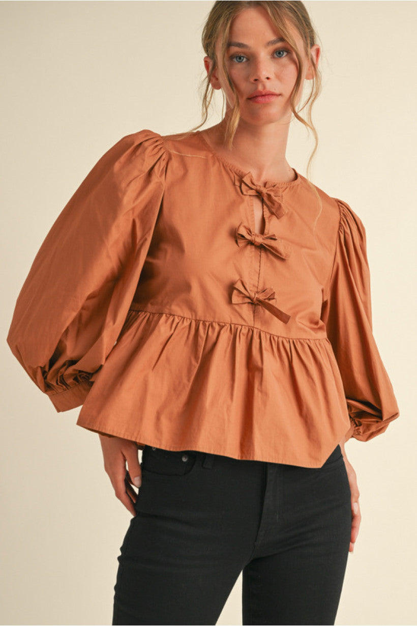 Toffee Bows Top