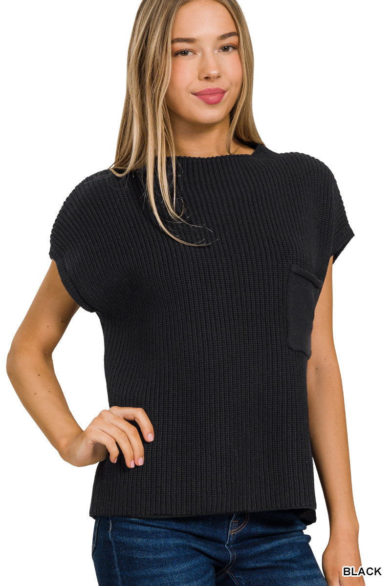 Regular Mock Neck Sweater
