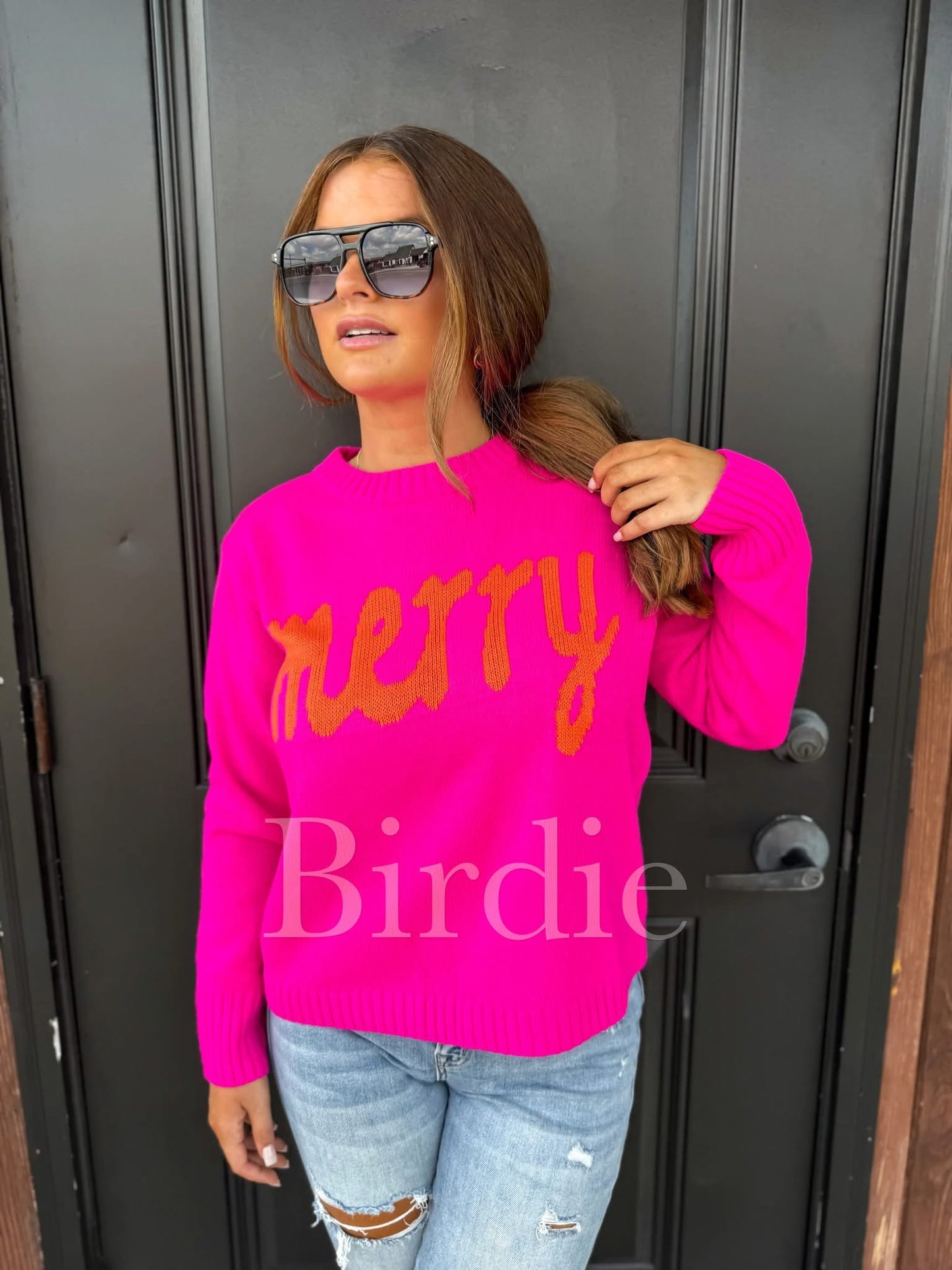 Pink Merry Sweater