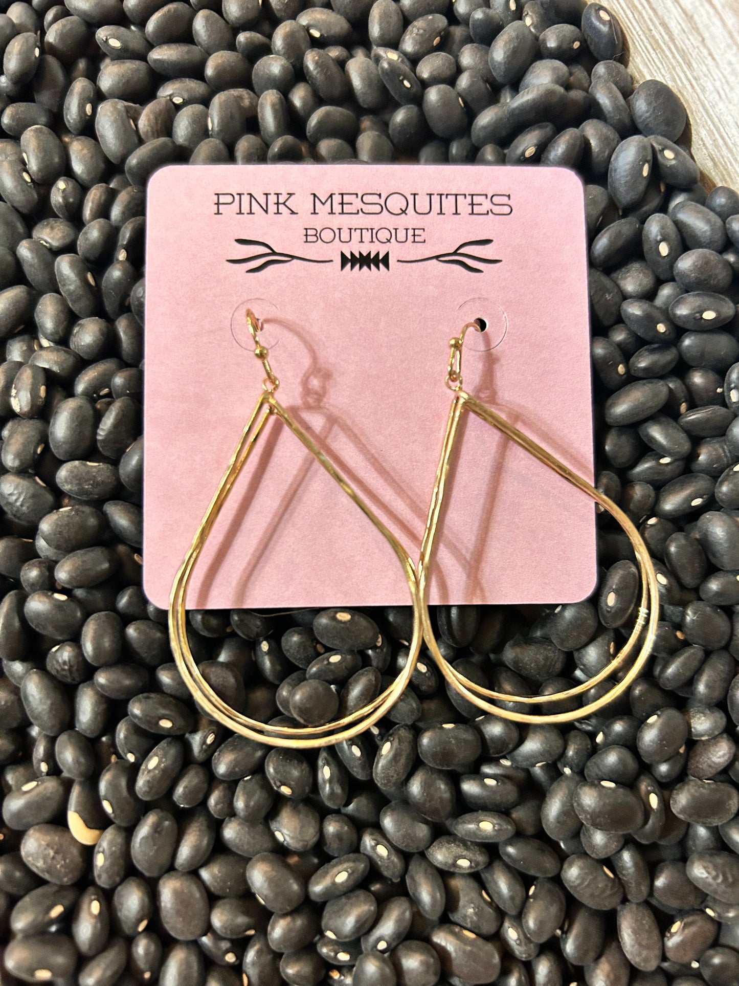 Gold 3D Teardrops