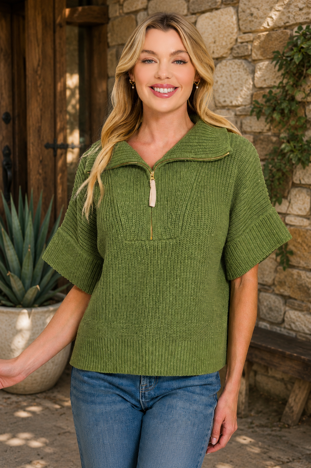 Harlow Zipper Sweater