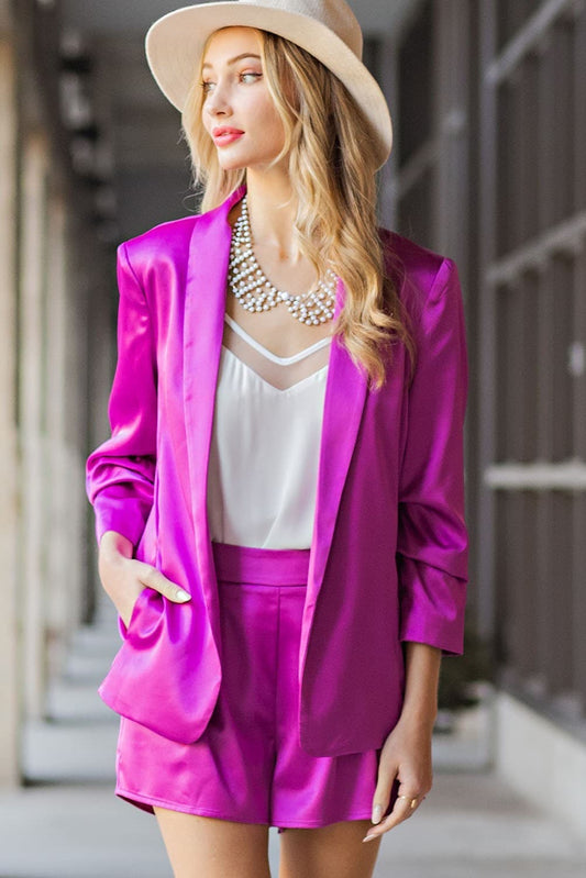 Satin Blazer