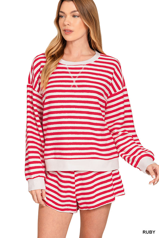 Striped Lounge Set
